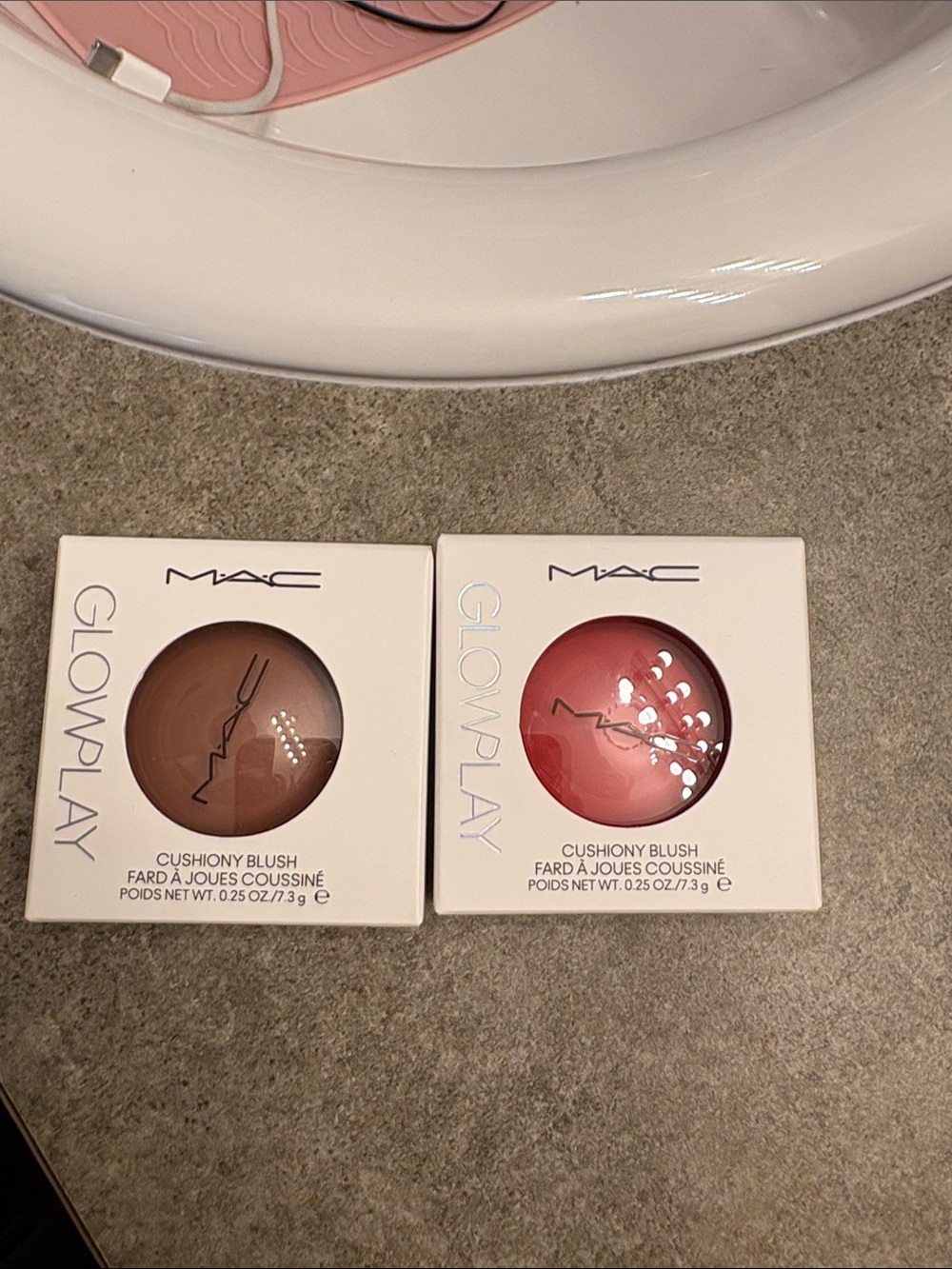 MAC Cosmetics Glow Play Cushiony Blush - Pink & Brown Duo